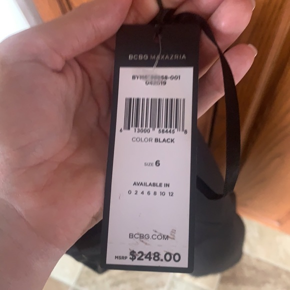 Assymetrical BCBG LBD new with tags- bought online and didn’t fit me - Picture 2 of 2